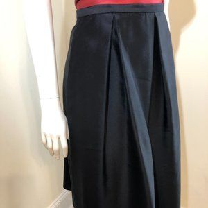 SOLD!  Talbots Black Silk Soie Skirt